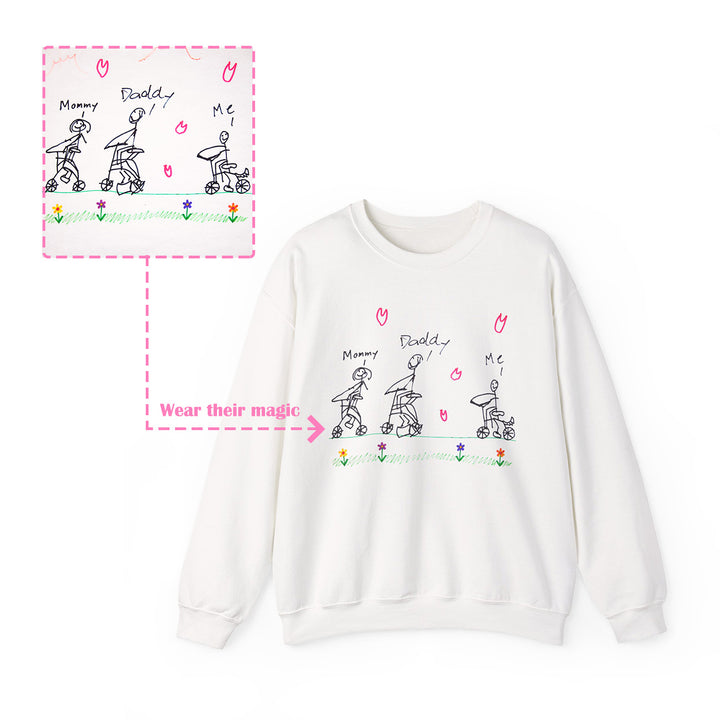 Made by My Child™ Family Art Crewneck Sweatshirt
