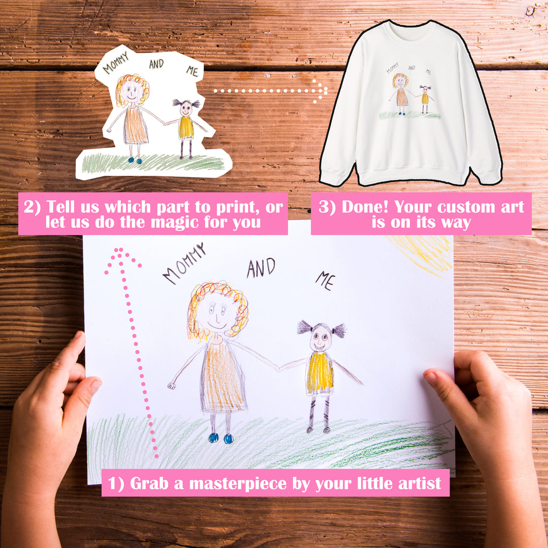 Made by My Child™ Family Art Crewneck Sweatshirt